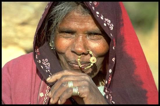 village woman Rajasthan, India